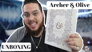 Archer & Olive Notebook and Acrylograph Pens UNBOXING and First Impressions | ThatJournalingGuy