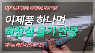 화장실물기제거 화장실물때냄새 원천제거 이거 하나면 끝 다X소 득템