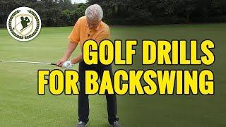 GOLF BACKSWING DRILL FOR BETTER TAKEAWAY