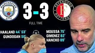 "Pep Guardiola Apologizes for Controversial Self-Harm Comment After Feyenoord Draw"