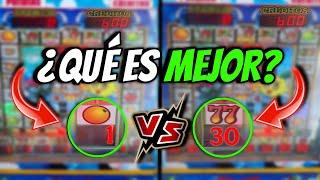 APUESTAS de $1 vs APUESTA MÁXIMA