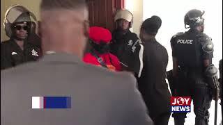 Ama Governor shouts “Emancipate yourselves from mental slavery” as she’s escorted into the courtroom