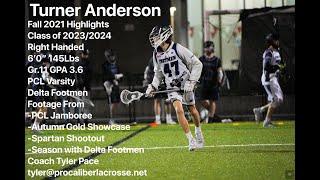 Turner Anderson Lacrosse - Fall Highlights