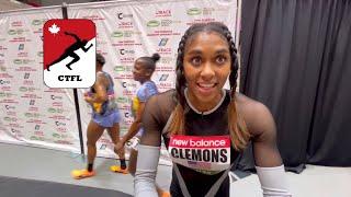 Christina Clemons Post Race Interview - New Balance Grand Prix