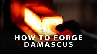 How to Forge a Damascus Knife - PART 1