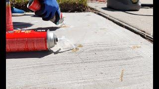 Concrete leveling - Foam Jacking driveway / walkway