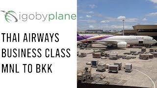 Thai Airways Business Class Manila to Bangkok MNL BKK