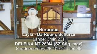 Layla von DJ Robin, Schürze gespielt auf Deleika NT 26/44 Drehorgel, Leierkasten mit SZ und GS