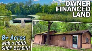 Land with CABIN, POND & SHOP! Owner Financed Land for Sale (Missouri) WR12 #land #cabin #homestead