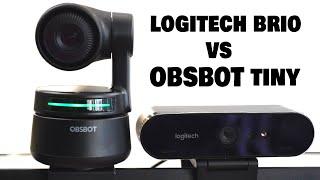 Logitech Brio vs Obsbot Tiny - In-depth review and comparison