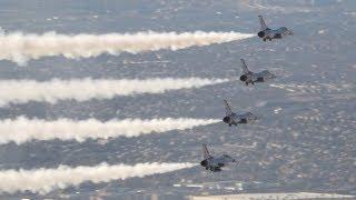 Thunderbirds Amazing View from Sunrise Mountain Aviation Nation 2019 Nellis Air Show USAF