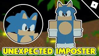 How to get " UNEXPECTED IMPOSTER " Badge + Morph In Sonic Plasma RP - Roblox