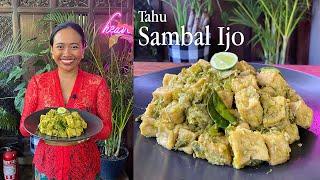 Tahu Sambal Ijo, Tofu with Green Sambal