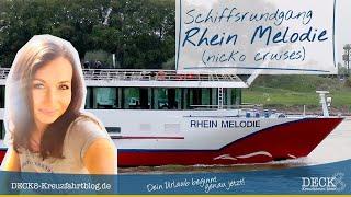 Rundgang über die Rhein Melodie von nicko cruises – Alle Details zum Flusskreuzfahrtschiff