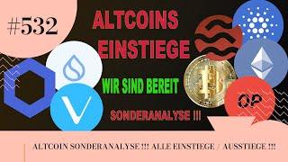 ALTCOINS EINSTIEGE - SONDERANALYSE !!! WIR SIND BEREIT !!!