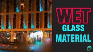 REALISTIC WET GLASS MATERIAL VRAY SKETCHUP