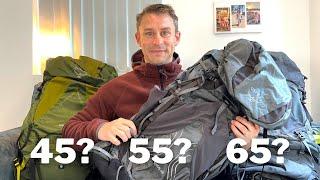 How to choose the right size backpack first time!