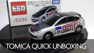 Hot Kustoms Unboxing: Tomica トミカ Aeon Subaru WRX STi