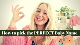 HOW TO PICK THE PERFECT BABY NAME | 5 Top Tips & Tricks  - SJ STRUM