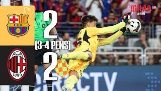 Jović & Pulisic score, Torriani saves in Baltimore | Barcelona 2-2 (3-4 PENS) AC Milan | Highlights