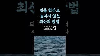 입을 함부로 놀리지 않는 최선의 방법 / 마음이 힘든 어른들에게 전하는 / ‘이것’만 알아도 인생이 바뀝니다 / 늙을수록 진짜 중요한 이유 조언 철학 삶의 지혜 인생명언 오디오북