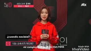 (Sub español) mixnine hunus yoon ah (bella)