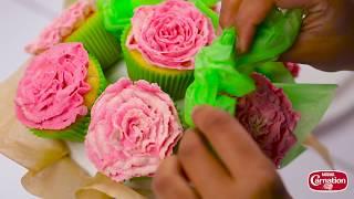 Carnation Cupcake Bouquet