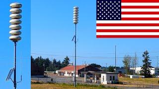 Federal Signal Modulator Siren Playing The National Anthem | U.S. Military Base