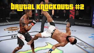 EA Sports UFC 2 - Best Brutal Knockouts Compilation #2