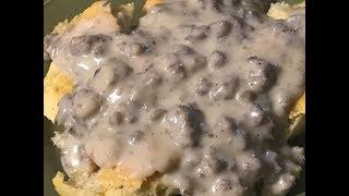 Best Biscuits and Gravy in the world.. Sausage Gravy recipe in family over a 100 years