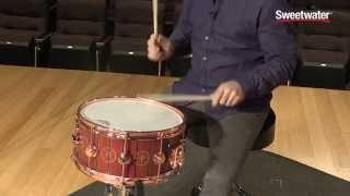 DW Collector's Neil Peart Time Machine Snare Drum Review by Sweetwater