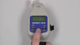 SENSIT HCN Hydrogen Cyanide Gas Analyzer Quick Start Guide