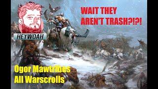 Ogor Mawtribes Warcrolls Leak Heywoah Reacts