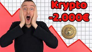 Krypto Bullenmarkt: 2.000€ Verlust in 5 Tagen trotz steigender Krypto Kurse! Reich durch Kryptos?