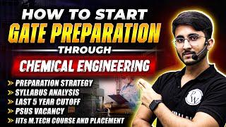 How to Start GATE Preparation Through Chemical Engineering | Preparation Strategy | IITs M.tech