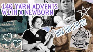 How I Dyed and Packed 140 Yarn Advent Calendars with a Newborn Baby ¦ The Corner of Craft