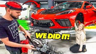 Final Re-Assembly of Her TOTALED Dream Car Build!!