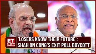 Lok Sabha Elections 2024 Exit Poll Row | Amit Shah Mocks Congress On Boycotting Exit Polls