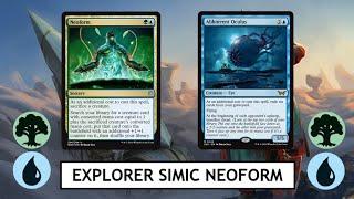 MTG Explorer / Pioneer Simic Neoform - Enough Trying And Oculus Will Break Like A Twig