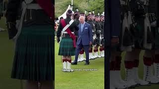 King Charles attends the Ceremony of the Keys in Scotland today