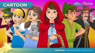 Peter Pan und 5 Märchen | Gutenachtgeschichte für kinder