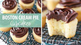 Boston Cream Pie Cupcakes