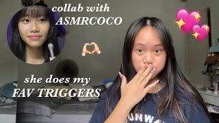 ASMRTIST DOES MY FAV ASMR TRIGGERS WITH MINI MIC @asmrcoco