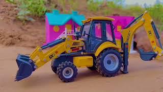 Mini tractor trolley brick loading video|cow shed|jcb gadi | Mr VK Creator