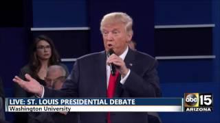 Presidential Debate - DT on federal income taxes - Hillary Clinton Donald Trump