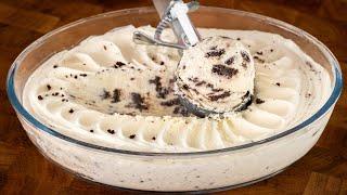 I make the most delicious OREO ice cream in the world!  In just 5 minutes! No condensed milk