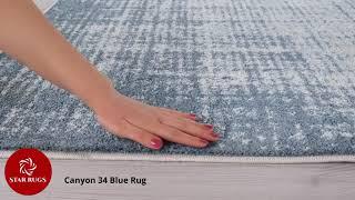 Canyon 34 Blue Rug By STAR RUGS