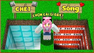 MỀU TROLL REDHOOD BẰNG CÁNH CỔNG SỐNG HOẶC CHẾT SIÊU KHÓ TRONG MINECRAFT | Thử Thách Mều Channel