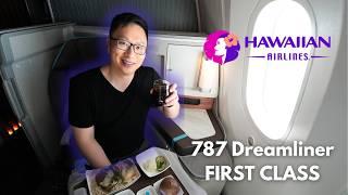 NEW Hawaiian Airlines 787 FIRST CLASS: Best First Class in the U.S.?!  ‍️  HNL to PHX