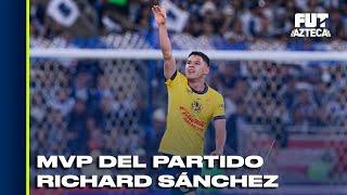 Richard Sánchez MVP del partido | Presentado por PLATA CARD